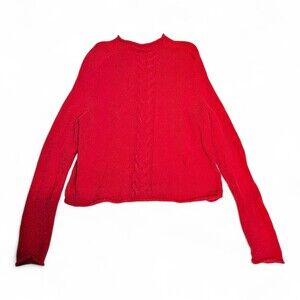 Brooks‎ Brothers Red Italian Yarn Crewneck Sweater, Size M